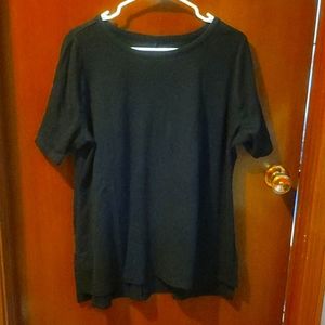 Lane Bryant black L tunic